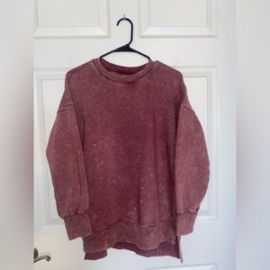 Super soft red/pink pullover